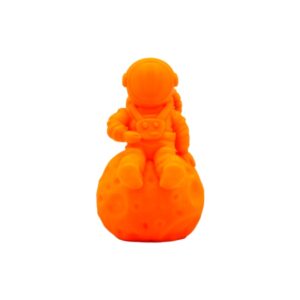 filamento 3d pla diametro 1.75mm bobina 1kg color naranja fluorescente