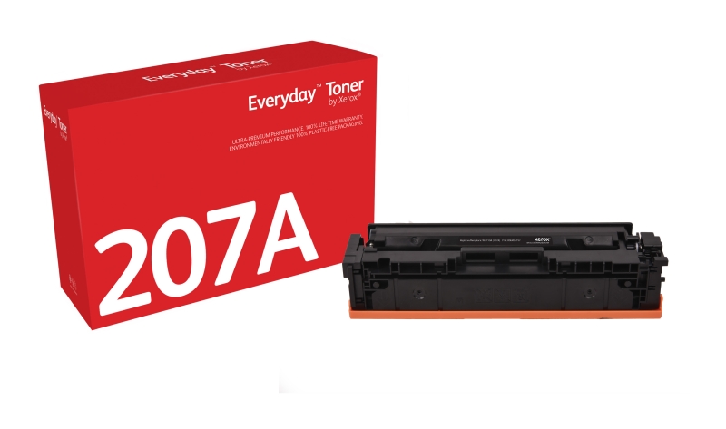 xerox everyday hp w2210a negro cartucho de toner generico reemplaza 207a