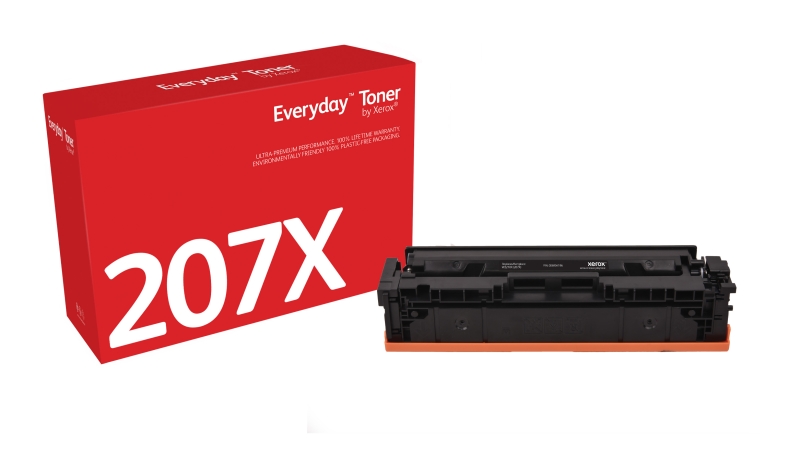 xerox everyday hp w2210x negro cartucho de toner generico reemplaza 207x
