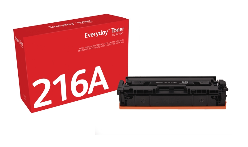 xerox everyday hp w2410a negro cartucho de toner generico reemplaza 216a