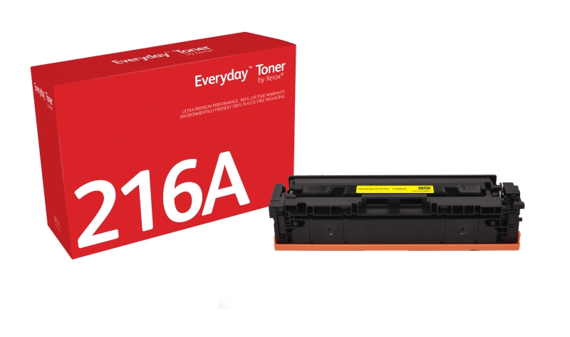 xerox everyday hp w2412a amarillo cartucho de toner generico reemplaza 216a