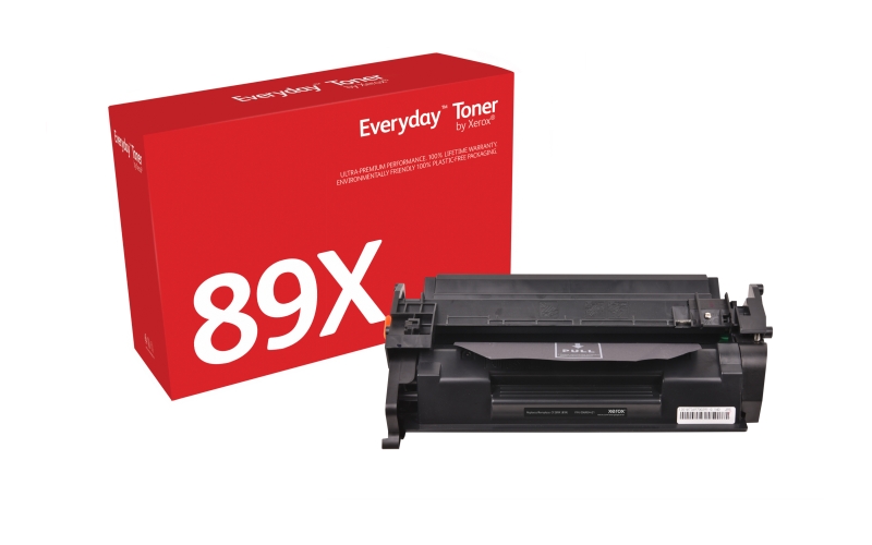 xerox everyday hp cf289x negro cartucho de toner generico reemplaza 89x