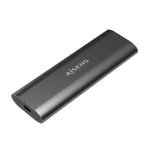 aisens caja externa m.2 (ngff) para ssd m.2 sata/nvme a usb3.1 gen2 color gris