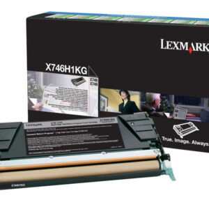 lexmark x746/x748 negro cartucho de toner original x746h1kg