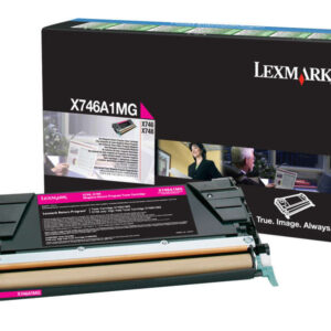 lexmark x746/x748 magenta cartucho de toner original x746a1mg