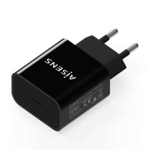 aisens cargador usb c pd3.0 1 puerto 1xusb c 20w color negro