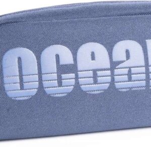 oceans wave california estuche de 1 cremallera tirador ergonomico color azul