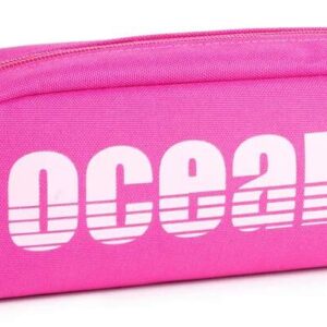oceans wave california estuche de 1 cremallera tirador ergonomico color fucsia