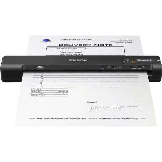 epson workforce es60w escaner portatil inalambrico wifi 600dpi pantalla lcd tecnologia readyscan led