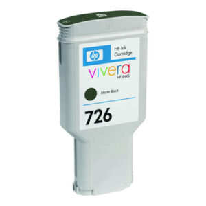 hp 726 negro mate cartucho de tinta original ch575a