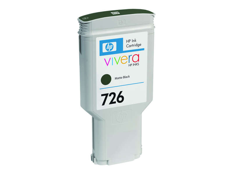 hp 726 negro mate cartucho de tinta original ch575a