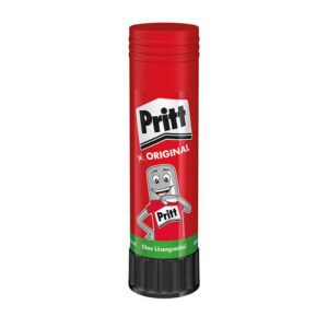 pritt barra de pegamento grande 43grs sin disolventes 97% de ingredientes naturales lavable a 20ºc seguro para niños