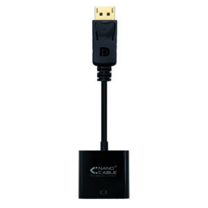 nanocable conversor displayport a svga displayport /m svga/h 15 cm color negro