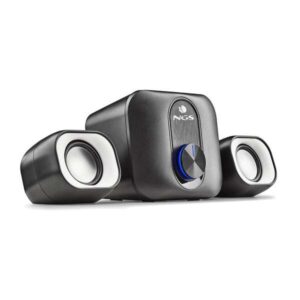 ngs comet 2.1 altavoces para pc usb 2.1 20w con subwoofer conexion jack 3.5mm controles en altavoz