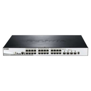 d link switch semigestionado 24 puertos gigabit poe + 4 sfp+