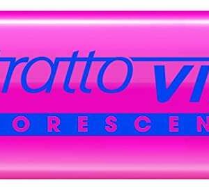 tratto video marcador fluorescente punta biselada tinta base de agua secado rapido color rosa fluorescente