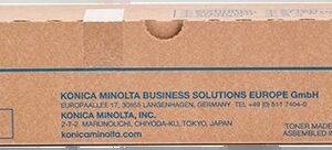 konica minolta tn221 amarillo cartucho de toner original tn221y/a8k3250