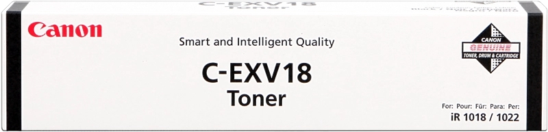 canon cexv18 negro cartucho de toner original 0386b002