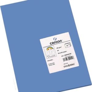 canson guarro pack de 50 cartulinas iris a4 de 185g 21x29.7cm color azul mar