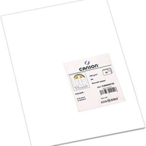 canson guarro pack de 50 cartulinas iris a4 de 185g 21x29.7cm color blanco