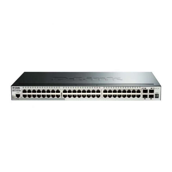 d link switch semigestionable 48 puertos gigabit + 2 puertos giga combo + 4 puertos 10g sfp+