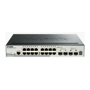 d link switch semigestionable 16 puertos gigabit + 2 puertos giga combo + 2 puertos 10g sfp+