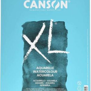 canson xl aquarelle album espiral microperforado de 30 hojas a4 grano fino 21x29.7cm 300g color blanco