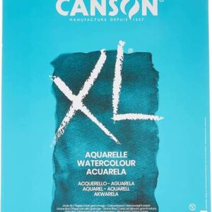 canson xl aquarelle album espiral microperforado de 30 hojas a3 grano fino 29.7x42cm 300g color blanco