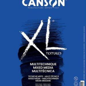 canson xl mix media bloc de dibujo acuarela de 30 hojas a4 grano medio microperforado espiral 21x29.7cm 300g color blanco