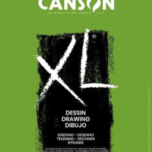 canson xl dessin ligero bloc de dibujo con 50 hojas a3 espiral microperforado 29.7x42cm 160g color blanco