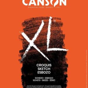 canson xl bloc de croquis con 120 hojas a3 espiral microperforado 29.7x42cm 90g color marfil