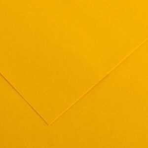 canson guarro pack de 25 cartulinas iris de 185g 50x65cm color gualda
