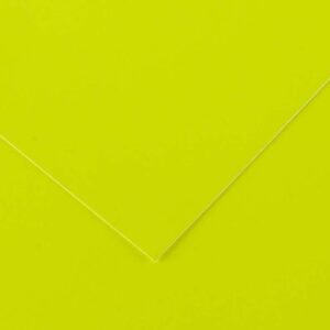 canson guarro pack de 25 cartulinas iris de 185g 50x65cm color amarillo fluo