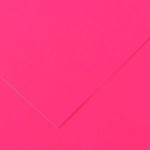 canson guarro pack de 25 cartulinas iris de 185g 50x65cm color fucsia fluo