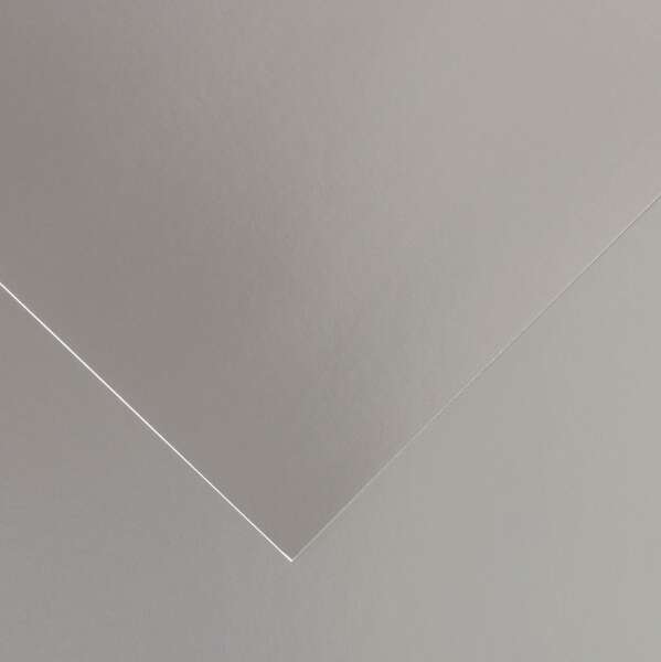 canson guarro pack de 25 cartulinas iris de 185g 50x65cm color plata