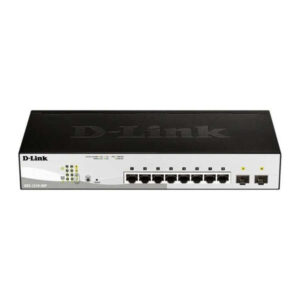 d link switch semigestionable 8 puertos gigabit poe 45w + 2 puertos giga combo