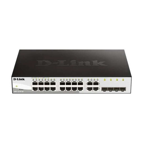 d link switch semigestionable 16 puertos gigabit + 4 puertos sfp combo