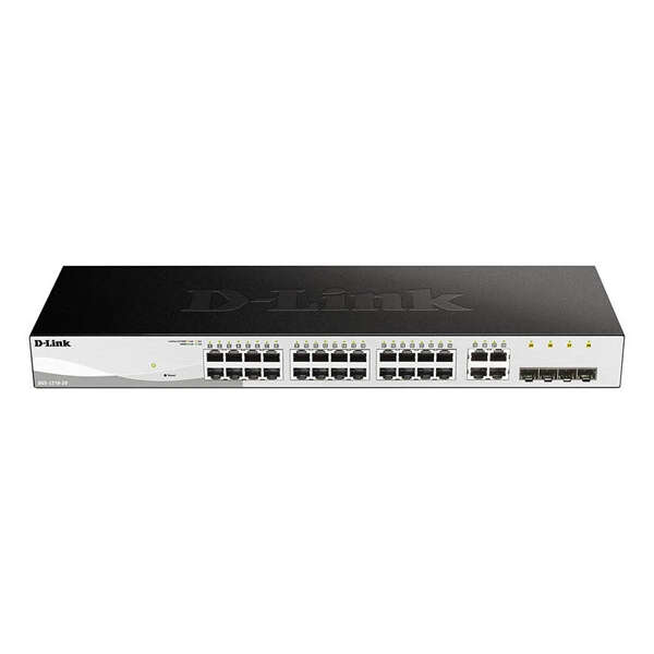 d link switch semigestionable 24 puertos gigabit + 4 puertos giga combo