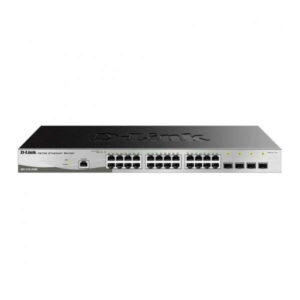 d link switch semigestionable 24 puertos gigabit poe 370w + 4 puertos giga combo