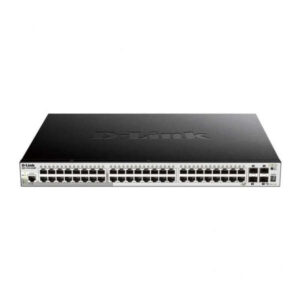d link switch semigestionable 48 puertos gigabit poe 370w + 4 puertos giga combo