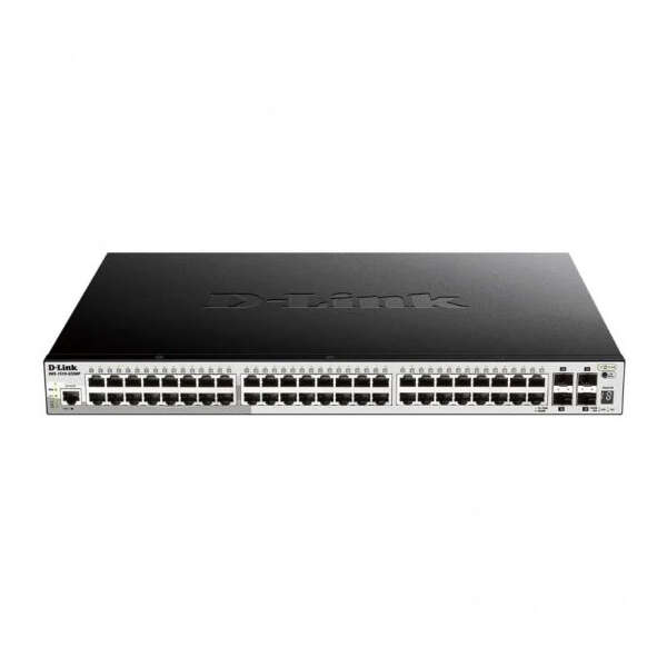 d link switch semigestionable 48 puertos gigabit poe 370w + 4 puertos giga combo