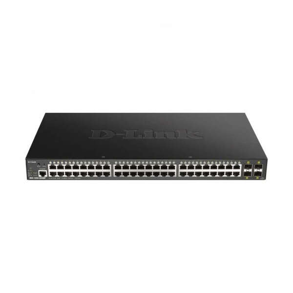 d link switch semigestionable 48 puertos gigabit poe 370w + 4 puertos sfp+ 10g