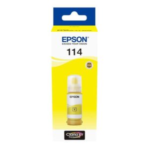 epson 114 amarillo botella de tinta pigmentada original c13t07b440