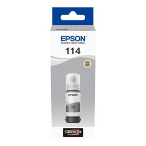 epson 114 gris botella de tinta pigmentada original c13t07b540