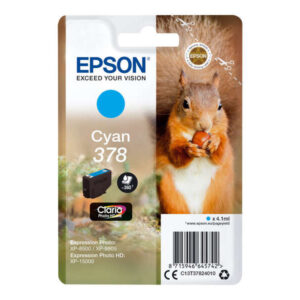 epson 378 cyan cartucho de tinta original c13t37824010