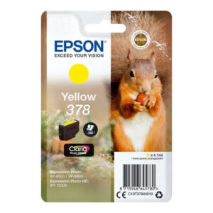 epson 378 amarillo cartucho de tinta original c13t37844010