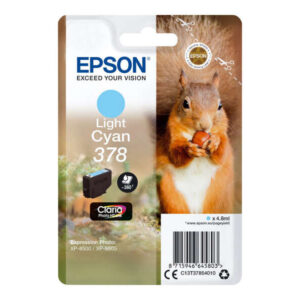 epson 378 cyan light cartucho de tinta original c13t37854010