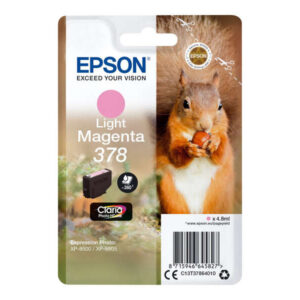 epson 378 magenta light cartucho de tinta original c13t37864010