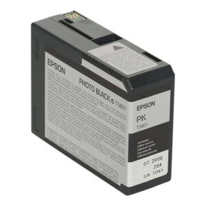 epson t5801 negro photo cartucho de tinta original c13t580100