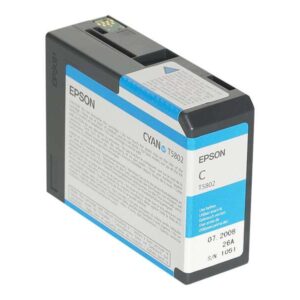 epson t5802 cyan cartucho de tinta original c13t580200